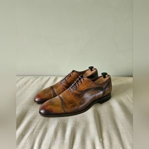Magnanni Tobacco Cap-Toe Oxford 9M